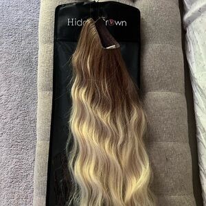 Hidden Crown Halo® Extension | Balayage 22inch layers
